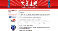 Desktop Screenshot of kyokushin-golbey.com