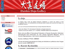 Tablet Screenshot of kyokushin-golbey.com